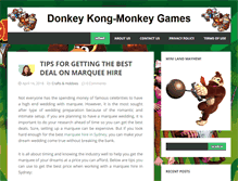 Tablet Screenshot of donkey-kong.biz